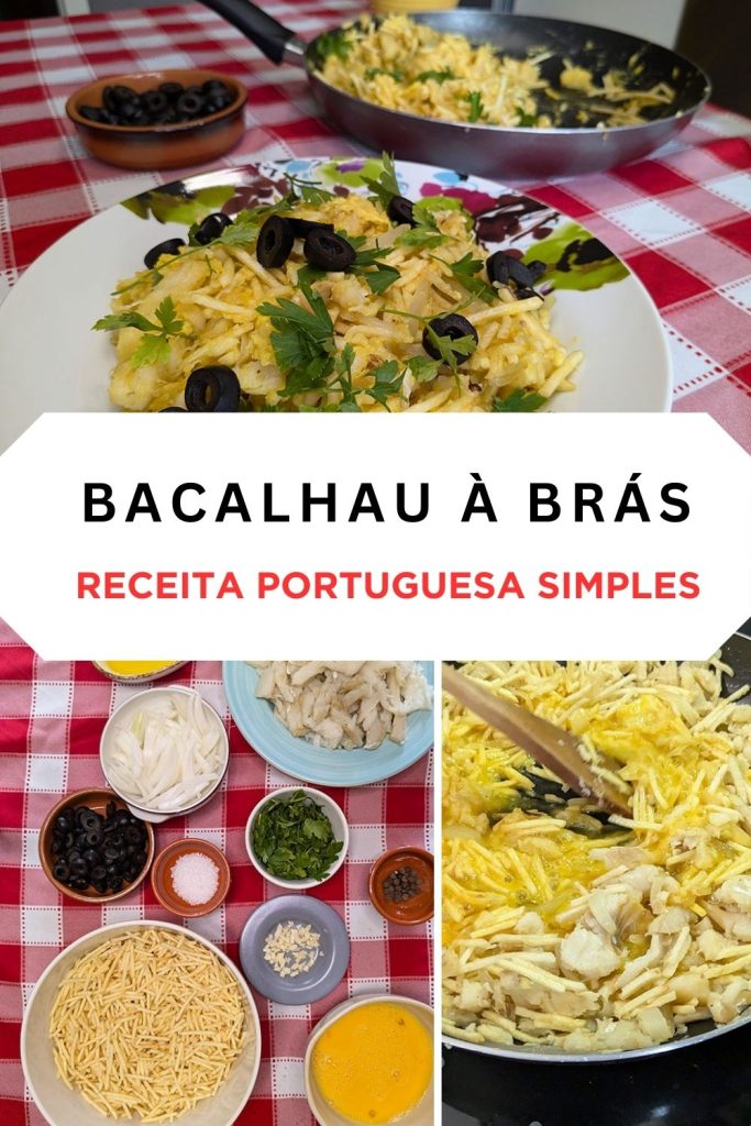 Bacalhau à Brás - receita portuguesa simples