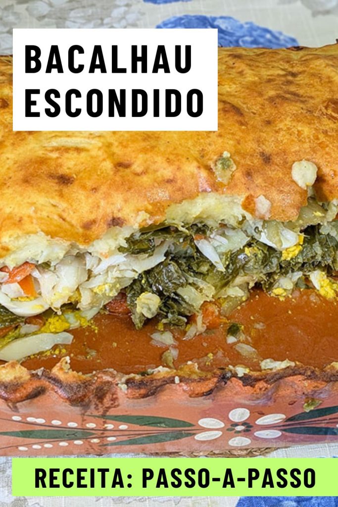 Bacalhau escondido receita passo a passo