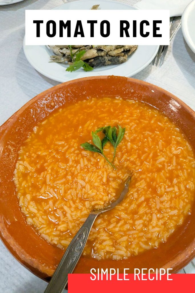 Portuguese recipe - Tomato Rice