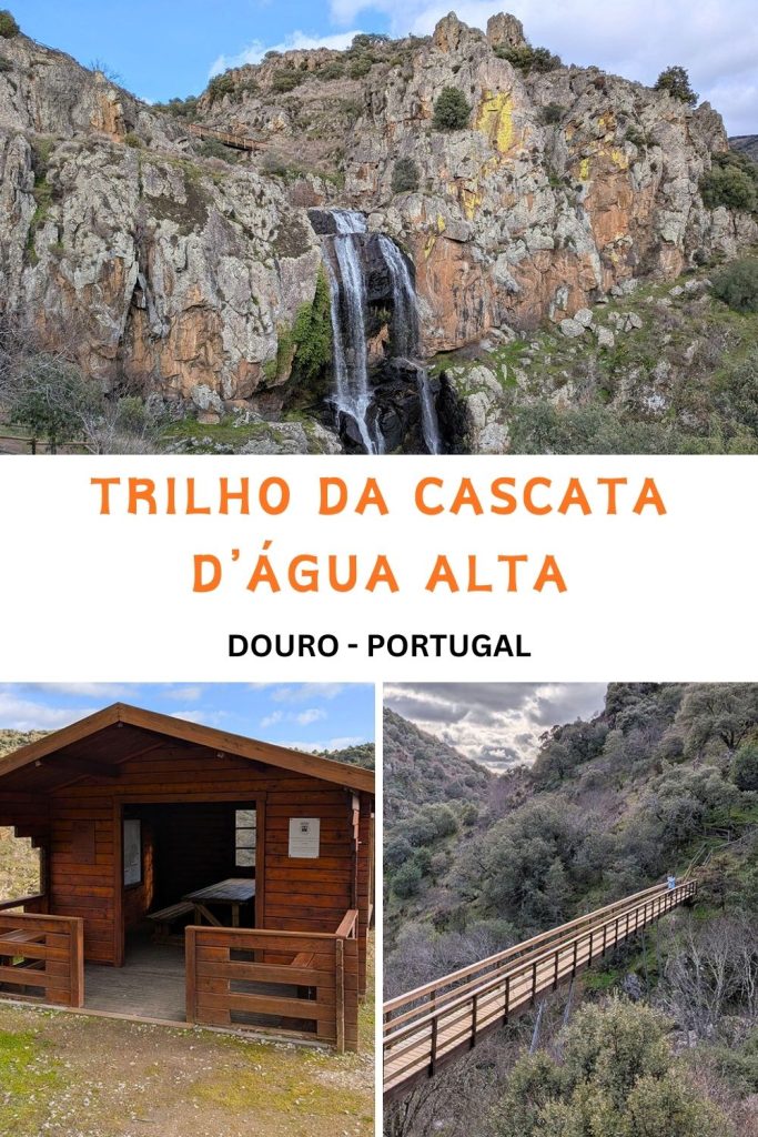 Trilho da cascata d'água alta douro Portugal