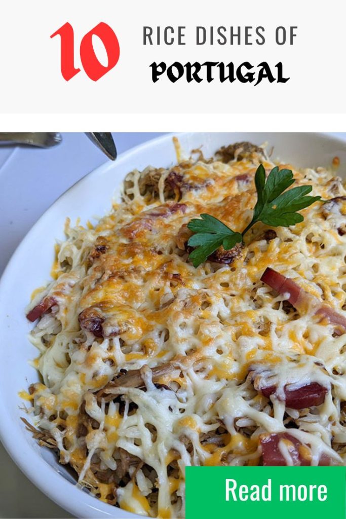 10 rice dishes of Portugal