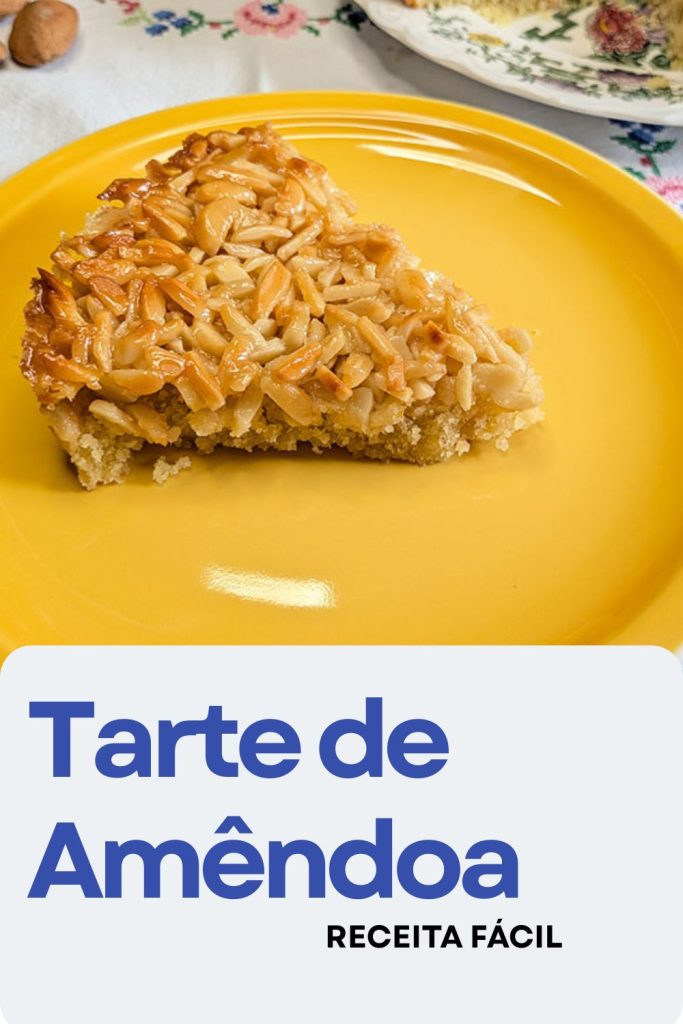 Tate de Amêndoa - receita fácil