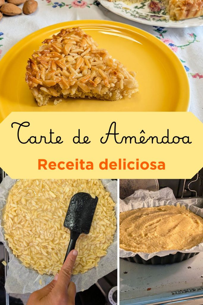 Tarte de Amêndoa - receita deliciosa