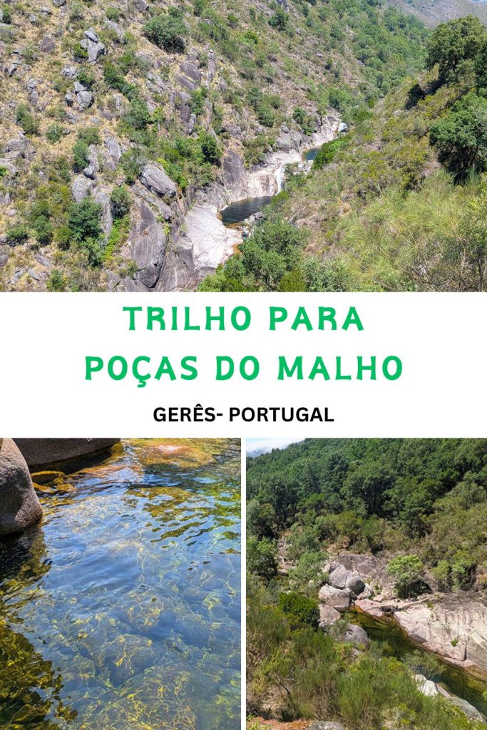 Trilho para as poças do Malho Gerês